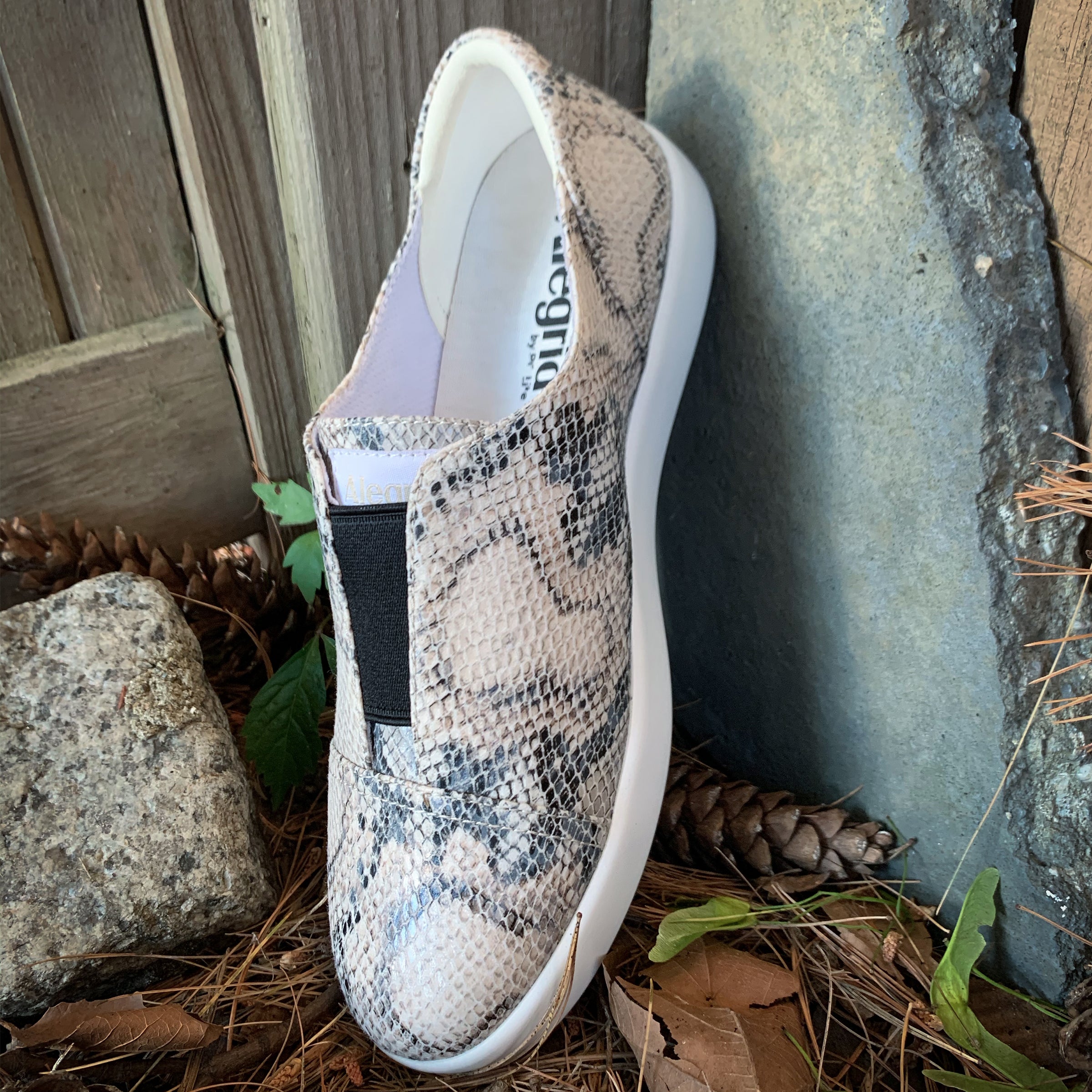 Posy Natural Snake Shoe - Image 2