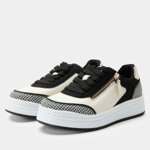 Averie Houndstooth Black Shoe