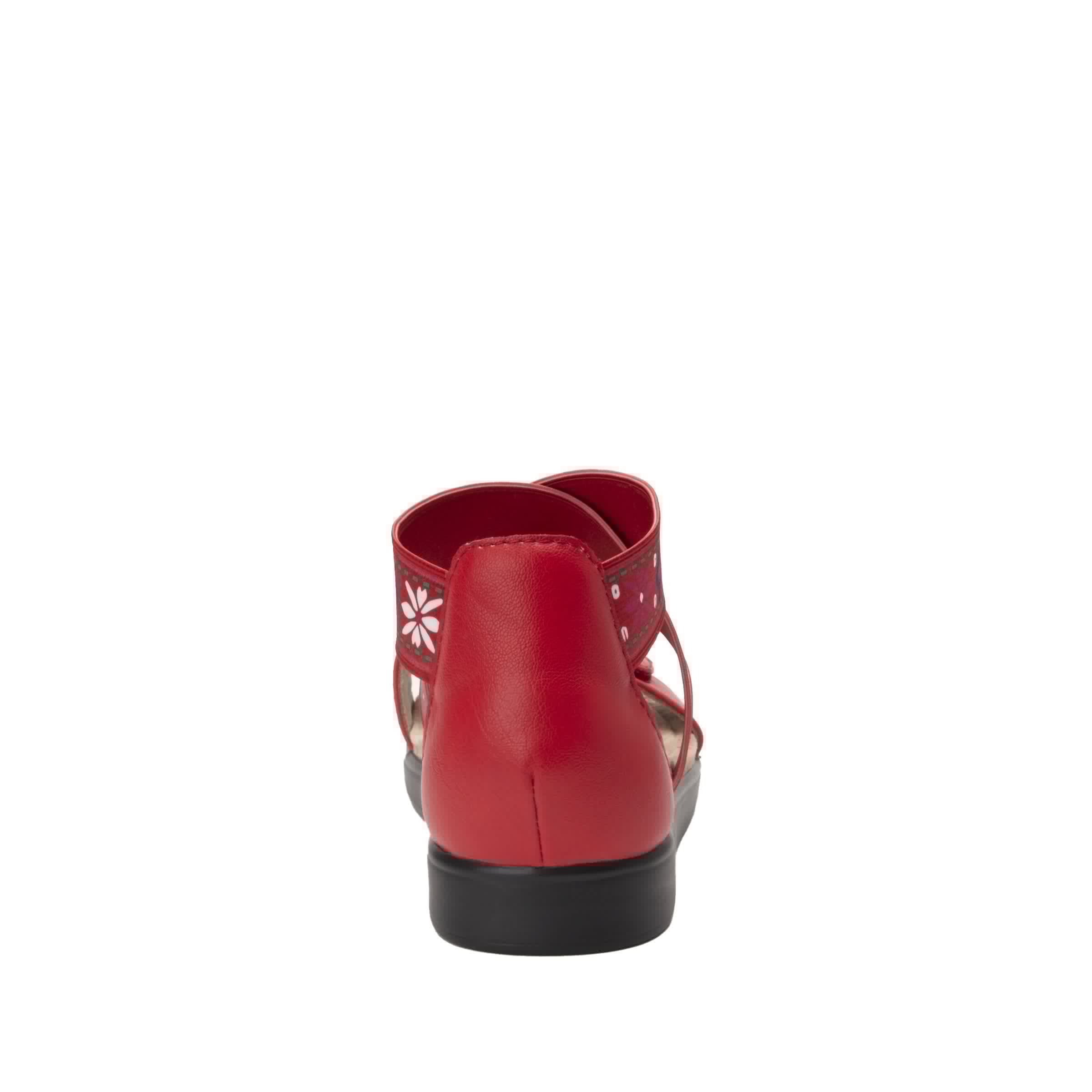 Lucia Red Sandal - Image 4