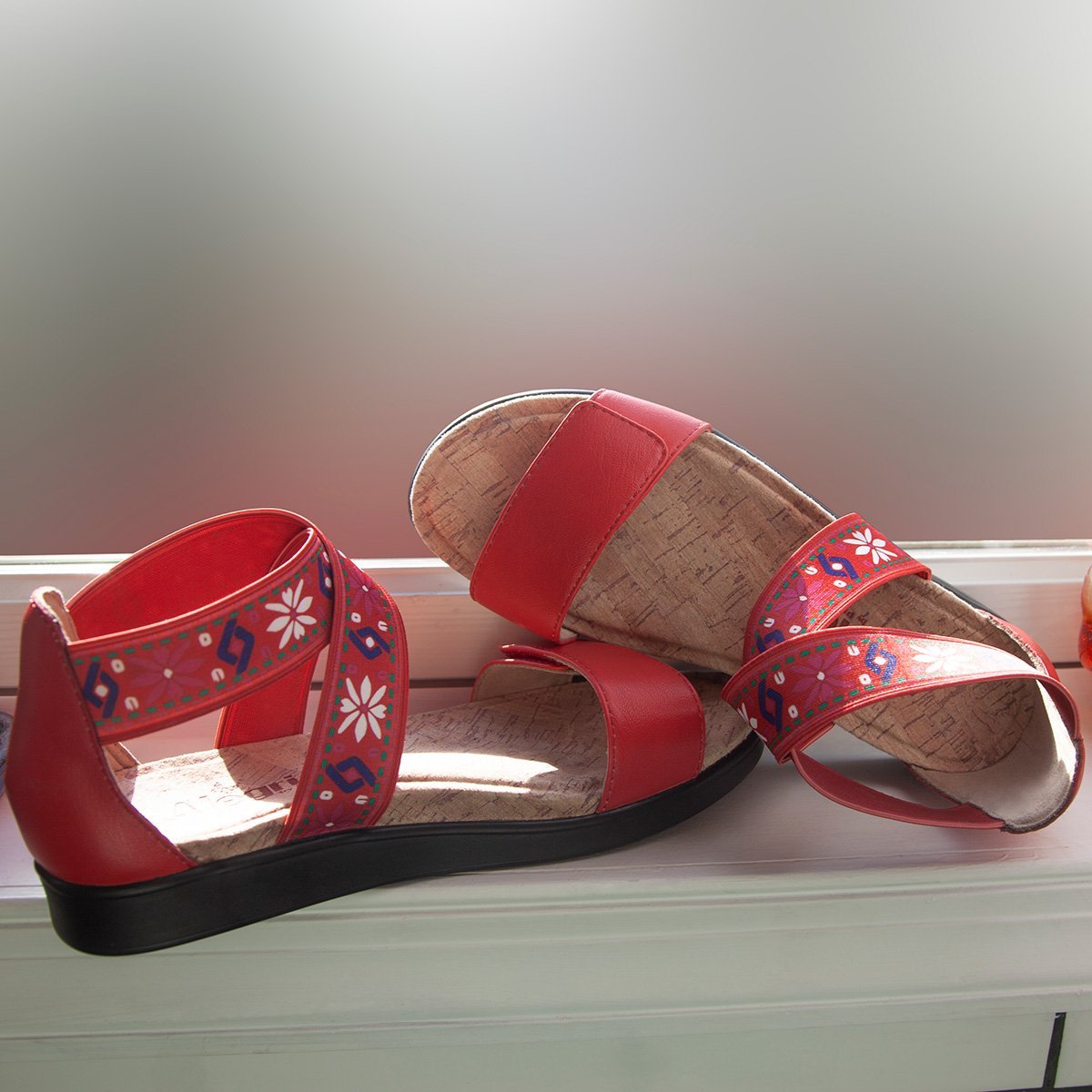 Lucia Red Sandal - Image 2