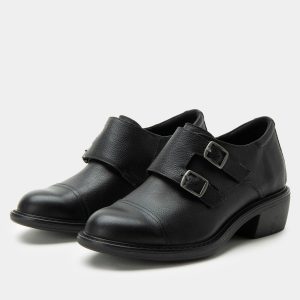 Mave Black Burnish Shoe