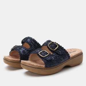 Oona Fancy Navy Sandal