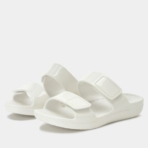 Orbyt White Gloss Sandal