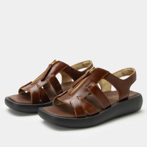 Palmer Marrone Sandal