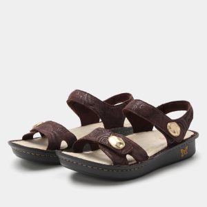 Vienna Swirling Brown Sandal